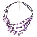 Unique Handmade Natural Stone Necklace Semi Precious Stone Jewelry